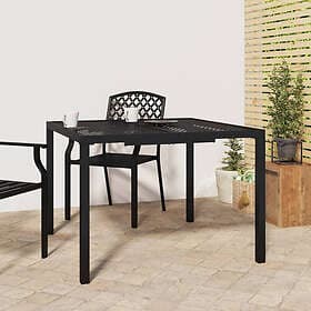 vidaXL Garden Table anthracite 100x100x72 cm steel