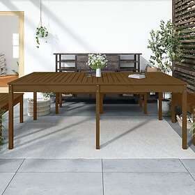 vidaXL Garden Table honey brown 203.5x100x76 cm solid pine 823986