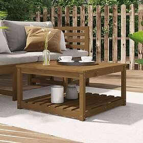 vidaXL Garden Table honey brown 82.5x82.5x45 cm solid pine 824144