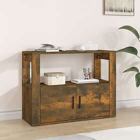 vidaXL Side Table Smoked Oak 80x30x60 cm