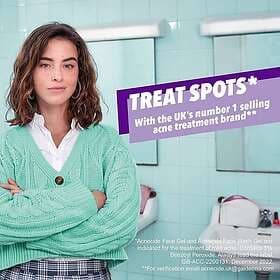 Acnecide Face Wash Spot Treatment with Benzoyl Peroxide 50g