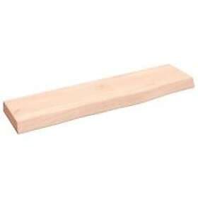 vidaXL Hyllplan 40x10x2 cm obehandlad massiv ek 363500