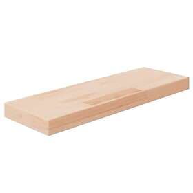 vidaXL Hyllplan 60x20x4 cm obehandlad massiv ek 342949