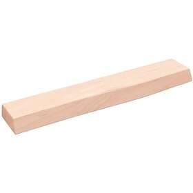 vidaXL Hyllplan 60x10x4 cm obehandlad massiv ek 363519