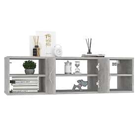 vidaXL Wall Shelf concrete grey 102x30x29 cm engineered wood 806260