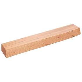 vidaXL Vägghylla ljusbrun 60x10x6 cm behandlad massiv ek 363640