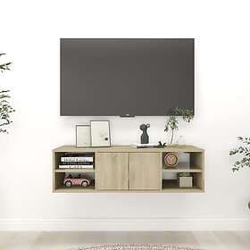 vidaXL Vägghylla sonoma-ek 102x30x29 cm konstruerat trä 806259
