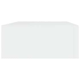 vidaXL Väggmonterad låda vit 40x23.5x10 cm MDF 330241
