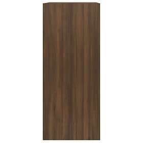 vidaXL Bokhylla/rumsavdelare brun ek 40x30x72 cm 813586