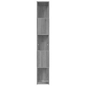 vidaXL Bokhylla Grey Sonoma 45x24x160 cm Engineered Wood 826376