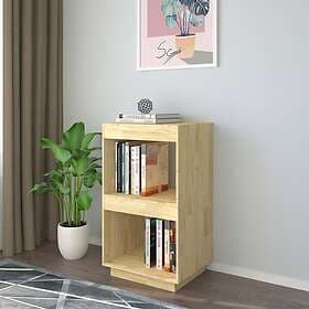 vidaXL Bokhylla 40x35x71 cm massiv furu 810839
