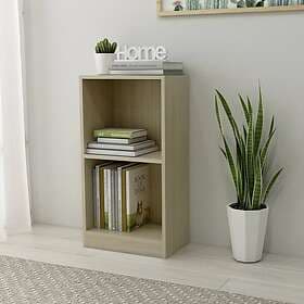 vidaXL Bokhylla sonoma-ek Bookcase 40x24x75 cm Chipboard 800822