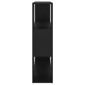 vidaXL Bokhylla Rumsavdelare svart 100x24x94 cm 809180