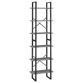 vidaXL Storage Shelf Grey 60x30x210cm Solid Pine 806524