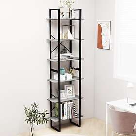 vidaXL Storage Shelf Concrete Grey 60x30x210 cm Engineered Wood 806521