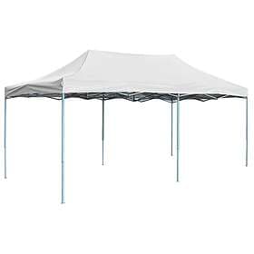 vidaXL Party Tent 3x6m Steel White