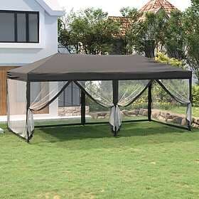 vidaXL Party Tent 3x6m (Anthracite)