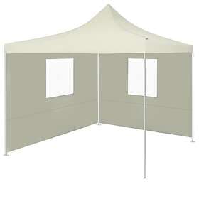 vidaXL Party Tent 3x3m cream white steel
