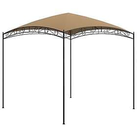 vidaXL Paviljong 3x3x2.65 m taupe 180g/m² 313907