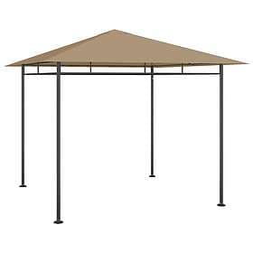 vidaXL Paviljong 3x3x2.7 m taupe 180g/m² 313919