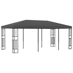 vidaXL Paviljong 3x6 m antracit tyg 48010