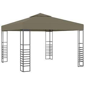 vidaXL Paviljong 3x3 m taupe 180g/m² 312228
