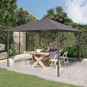 vidaXL Paviljong med tak 3x3 m antracit 315247