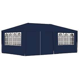vidaXL Party Tent with walls 4x6m Blue 90g/m²