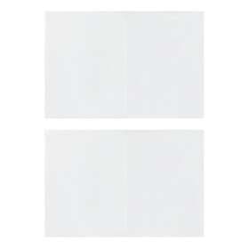 vidaXL Side Walls for Party Tent 2 pcs with Zipper PE White