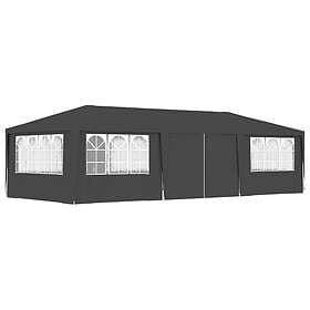 vidaXL Party Tent with Walls 4x9m Anthracite 90g/m²