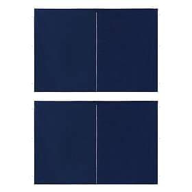vidaXL Party Tent Side Walls 2 pcs with zipper PE Blue