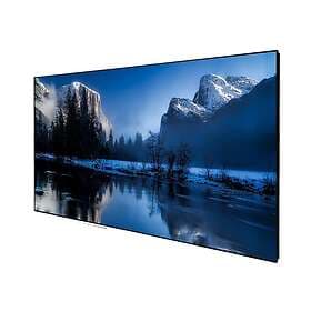 Celexon DELUXX Cinema ramspänd högkontrastprojektorduk SlimFrame 298 x 168 cm, 1