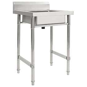 vidaXL Sink Stainless Steel 144290
