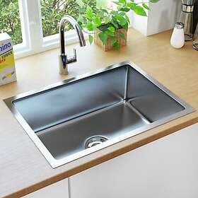 vidaXL Handmade Sink Stainless Steel 145078