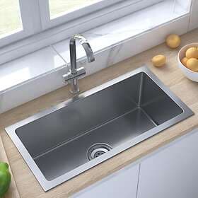 vidaXL 51504 Handmade Sink Stainless Steel