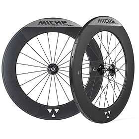 Miche Supertype Pista 888t 28´´ Disc Road Wheel Set Silver 9 x 100 / 10 x 120 mm
