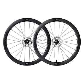 FFWD Tyro 2.0 Cl Disc Tubeless Road Wheel Set Svart 12 x 100 / 12 x 142 mm / Sra