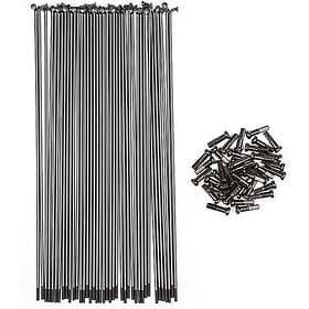 Spokes Bsd Butted 40 Units Svart 190 mm