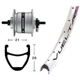 Shimano Exal Rodi Airline 1 Dynamo Dh3n31 Front Wheel Svart 9 x 100 mm
