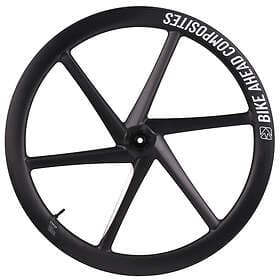 Bike Ahead Biturbo Aero Cl Disc Tubeless Road Front Wheel Silver 12 x 100 mm