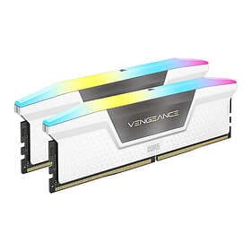 Corsair Vengeance RGB White DDR5 6000MHz 2x32GB (CMH64GX5M2B6000C40W)