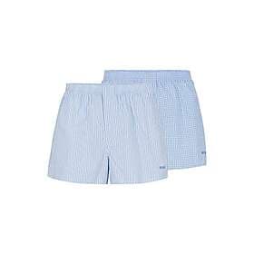 Boss Woven Boxer Shorts With Hidden Fly 2-pack