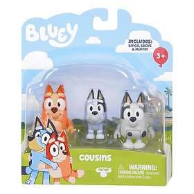 Bluey Figurer 2-pack med tillbehör Skateboarding : Model