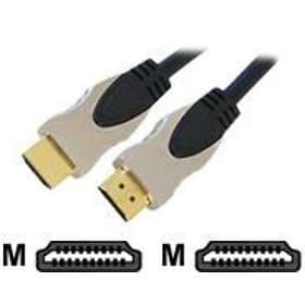 Cables Direct Gold HDMI - HDMI High Speed with Ethernet 5m