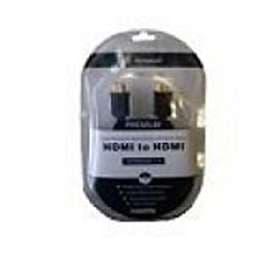 Cables Direct Gold HDMI - HDMI High Speed with Ethernet (swivel) 2m