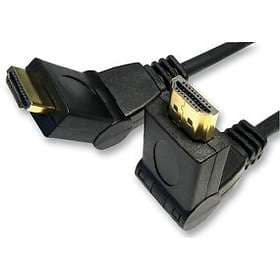 Cables Direct Gold HDMI - HDMI High Speed (swivel) 1m