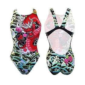 Turbo Red Dragon Swimsuit (Women's)