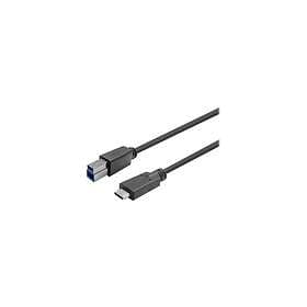 VivoLink USB typ C-kabel USB-C till USB Type B 12.5 m