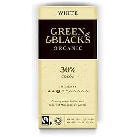Chocolate Green & Blacks White 90g