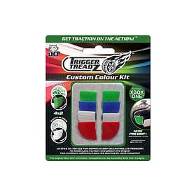 Custom Trigger Treadz Xbox Colour Kit Trigger Grips till Xbox Kontroll